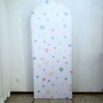 Painel Romano com Tecido Poá Colorido