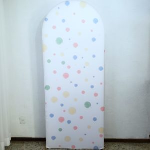 Tecido Poá Colorido para Painel Romano