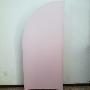 Tecido Dupla Face Rose/Rosa Bebê para para Painel Meia Lua 2,00m x 0,90cm