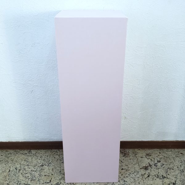 Capa para Mesa Cubo Pedestal Alta Rosa Bebê Capa para Mesa Cubo Pedestal Alta Rosa Bebê