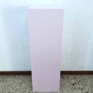 Capa para Mesa Cubo Pedestal Alta Rosa Bebê