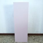 Mesa Cubo Fechado Pedestal Alta com capa Rosa Bebê