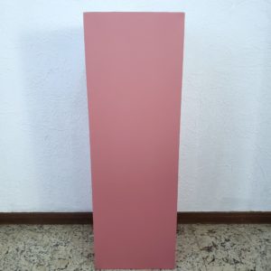 Mesa Cubo Fechado Pedestal Alta com capa Rose