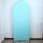 Painel Romano com Tecido Verde Água