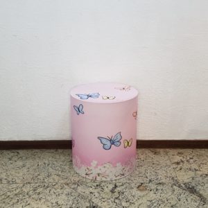 Capa para mesa cilindro P Sublimado Jardim (Locação)