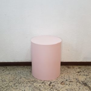Capa para mesa cilindro P cor Rosa Claro (Locação)