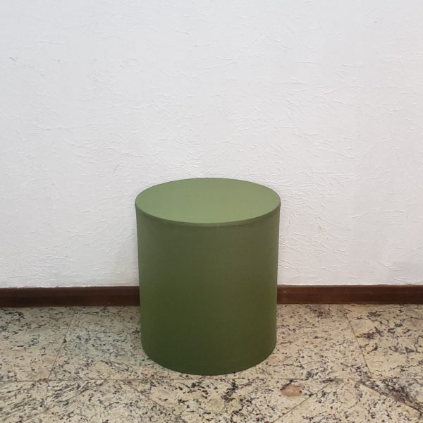 Capa para mesa cilindro PP cor Verde Oliva (Locação)