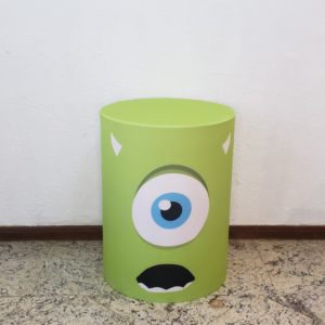 Capa para mesa cilindro M Sublimado Monstros S.A (Locação)