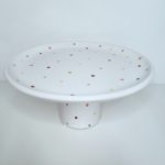 Boleira Cerâmica Poá Colorido