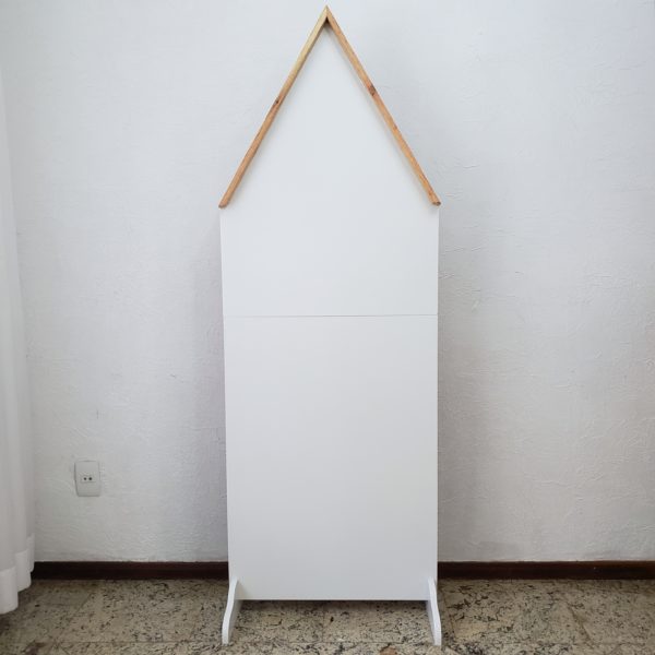 Painel Casinha Branca 1,86 x 0,66 Desmontável