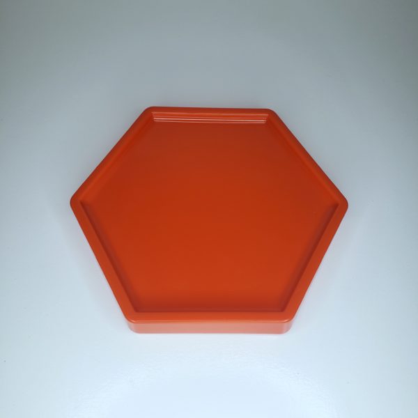 Bandeja hexagonal Laranja Bandeja hexagonal Laranja
