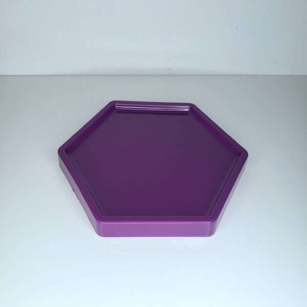 Bandeja hexagonal Roxa