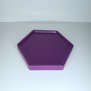 Bandeja hexagonal Roxa