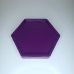 Bandeja hexagonal Roxa