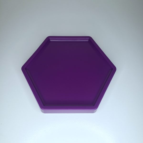 Bandeja hexagonal Roxa