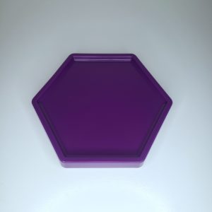 Bandeja hexagonal Roxa