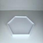 Bandeja hexagonal Branca