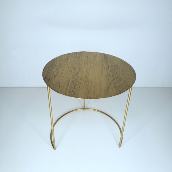 Suporte Doce de ferro Meia Lua Dourado M