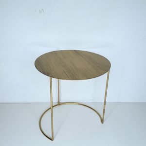 Suporte Doce de ferro Meia Lua Dourado M