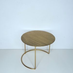 Suporte Doce de ferro Meia Lua Dourado P