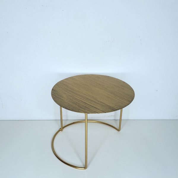 Suporte Doce de ferro Meia Lua Dourado P