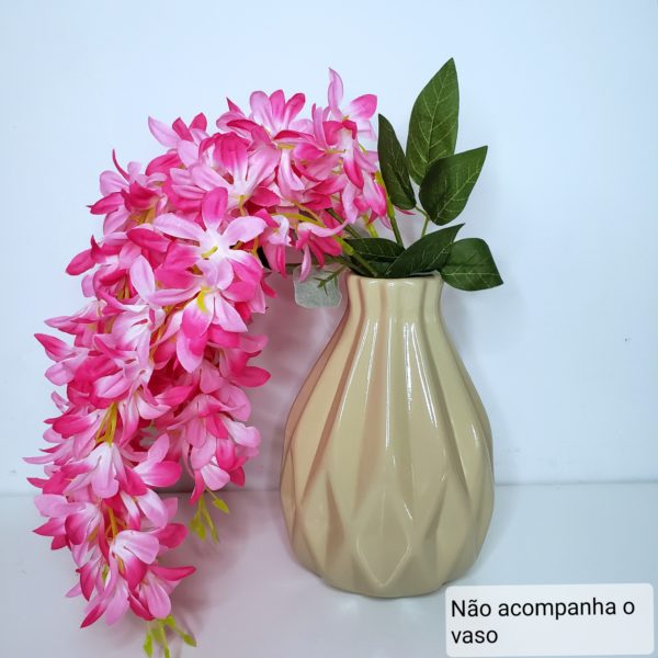 Buquê Flor Artificial Pendente Rosa Mesclado