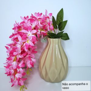 Buquê Flor Artificial Pendente Rosa Mesclado