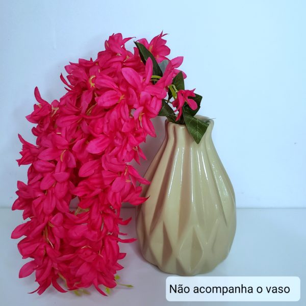 Buquê Flor Artificial Pendente Pink