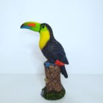 Tucano Bico Arco Iris em Resina 22 cm