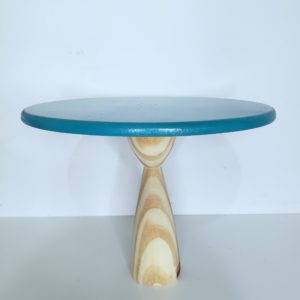 Boleira Cone Pinus Azul Turquesa M