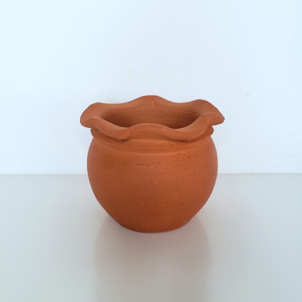 Vasinho Babado cerâmica Terracota Vasinho Babado cerâmica Terracota