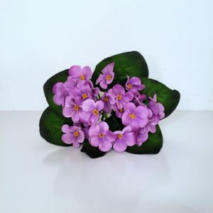 Flor Violeta Lilás Artificial