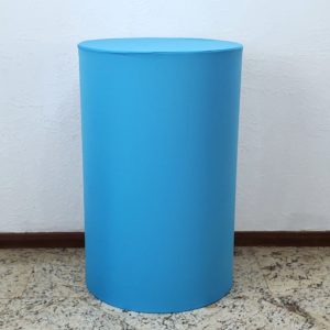Capa para mesa cilindro G cor Azul Turquesa