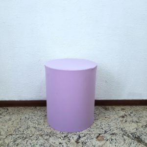 Capa para mesa cilindro P cor Lilás