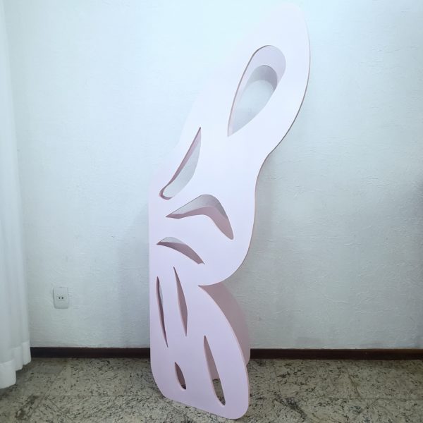 Painel Asa Borboleta Rosa 1,80 Altura