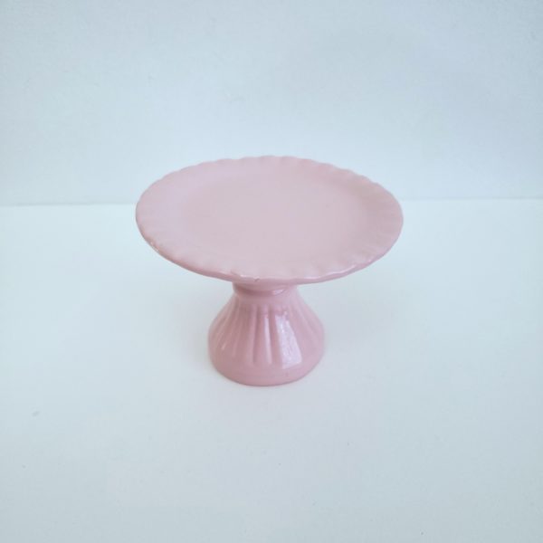 Mini Suporte para Cupcake Rosa Bebê Mini Suporte para Cupcake Rosa Bebê