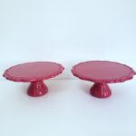 Boleira Baixa Cerâmica Pink P