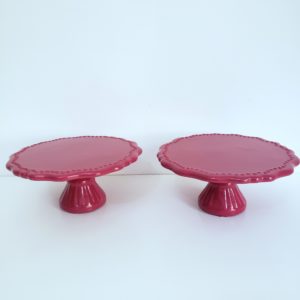 Boleira Baixa Cerâmica Pink P