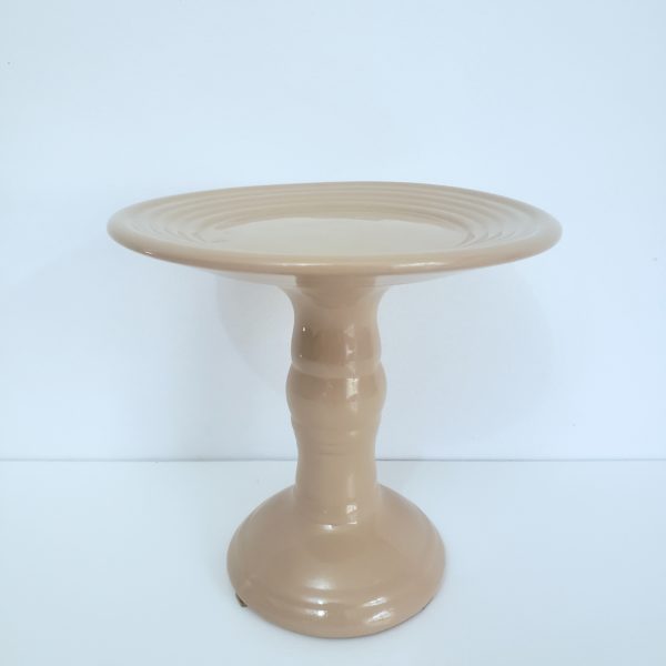 Boleira Cerâmica Alta P cor Amarula