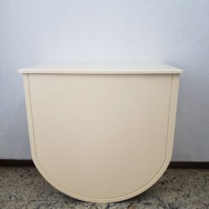 Mesa U Desmontável Bege Ocre