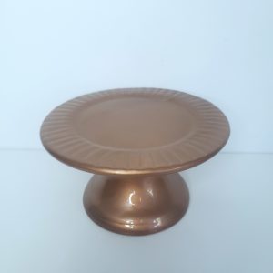 Suporte doce redondo Rose Gold P