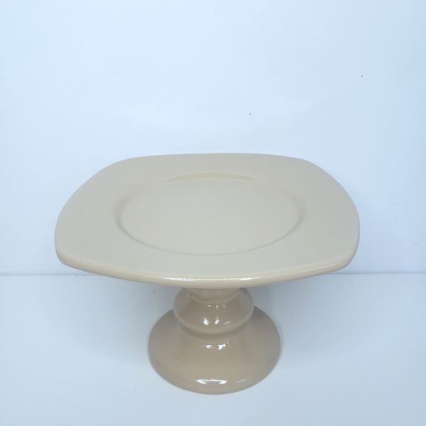 Boleira Mini Cerâmica cor Bege Boleira Mini Cerâmica cor Bege