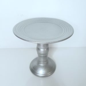 Boleira Cerâmica Alta P cor Prata