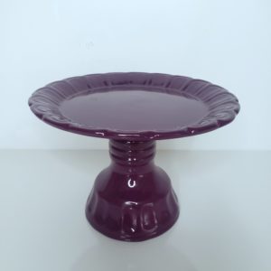 Boleira em Cerâmica cor Roxa M