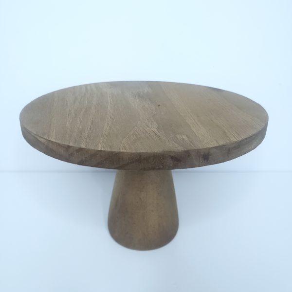 Boleira Cone Madeira Rústica P