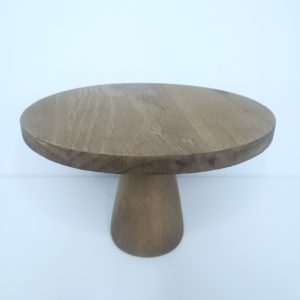 Boleira Cone Madeira Rústica P