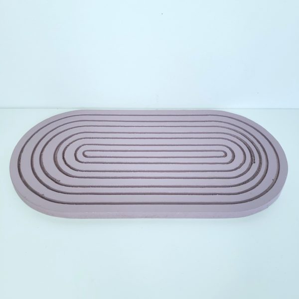 Bandeja Espiral Oval cor Lilás Bandeja Espiral Oval cor Lilás