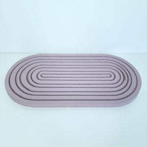 Bandeja Espiral Oval cor Lilás