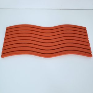 Bandeja Espiral Onda cor Laranja