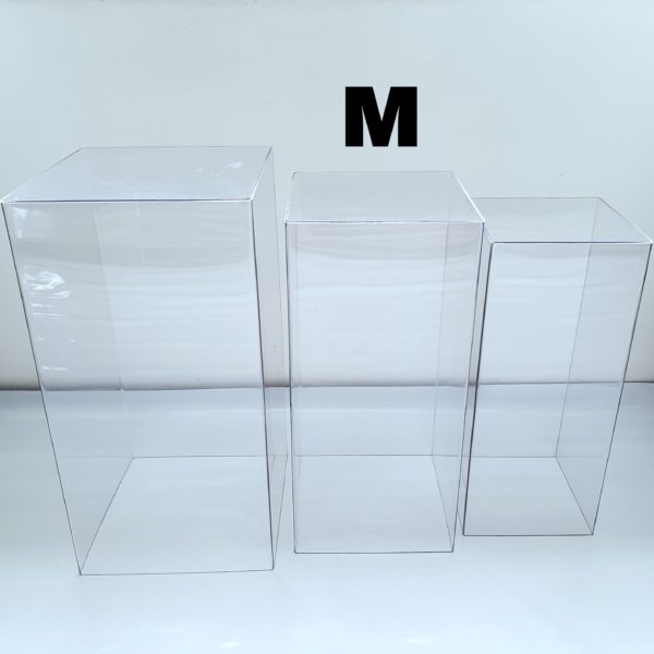 Mesa Cubo Transparente M